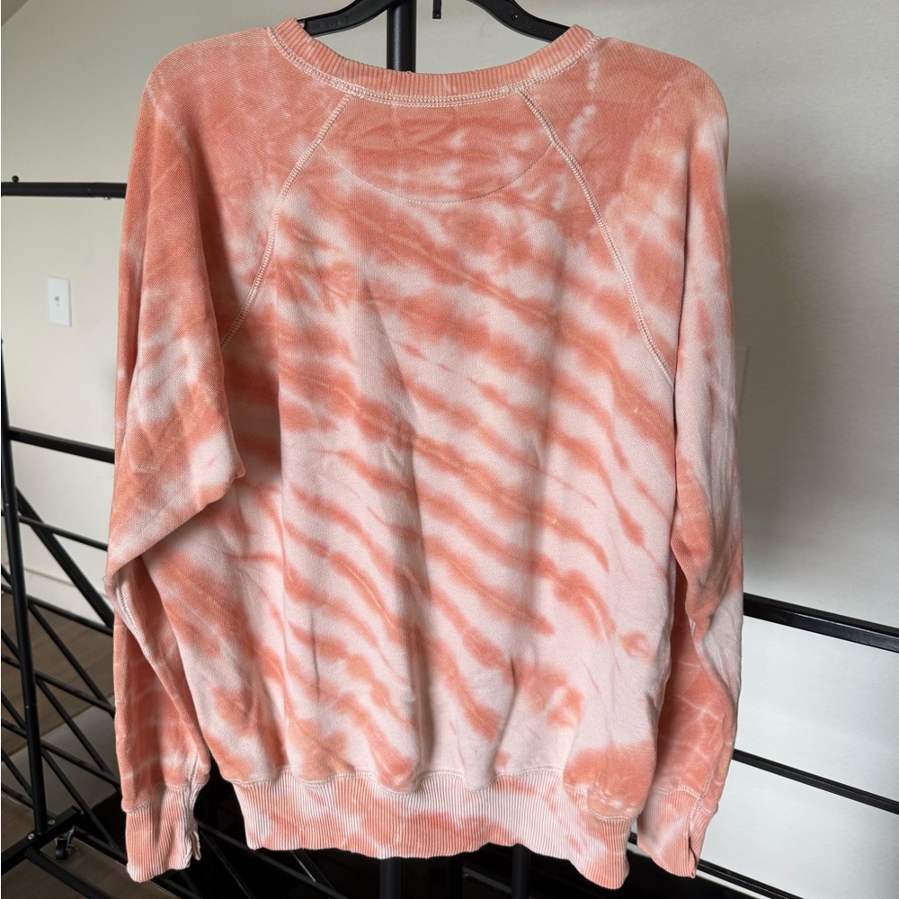 Aerie Coral and White Sweatshirt - Picture 2 of 3
